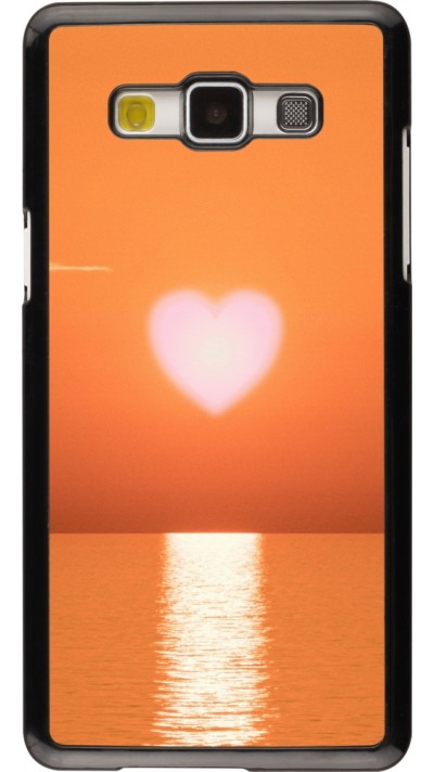 Coque Samsung Galaxy A5 (2015) - Valentine 2023 heart orange sea