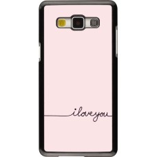 Samsung Galaxy A5 (2015) Case Hülle - Valentine 2023 i love you writing