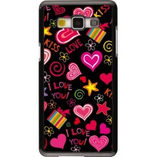Samsung Galaxy A5 (2015) Case Hülle - Valentine 2023 love symbols