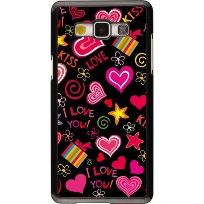 Samsung Galaxy A5 (2015) Case Hülle - Valentine 2023 love symbols
