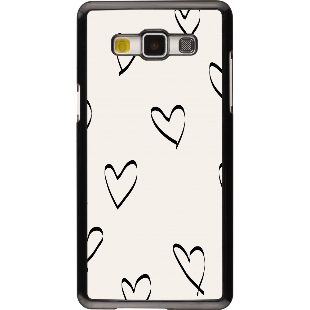 Samsung Galaxy A5 (2015) Case Hülle - Valentine 2023 minimalist hearts