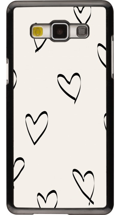 Coque Samsung Galaxy A5 (2015) - Valentine 2023 minimalist hearts