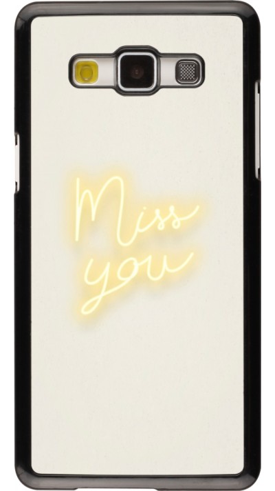 Coque Samsung Galaxy A5 (2015) - Valentine 2023 neon miss you