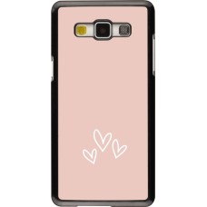 Coque Samsung Galaxy A5 (2015) - Valentine 2023 three minimalist hearts