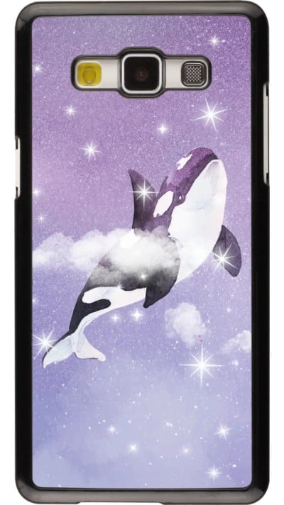 Coque Samsung Galaxy A5 (2015) - Whale in sparking stars