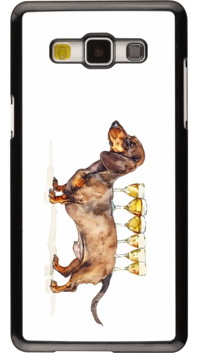 Samsung Galaxy A5 (2015) Case Hülle - Wine Teckel