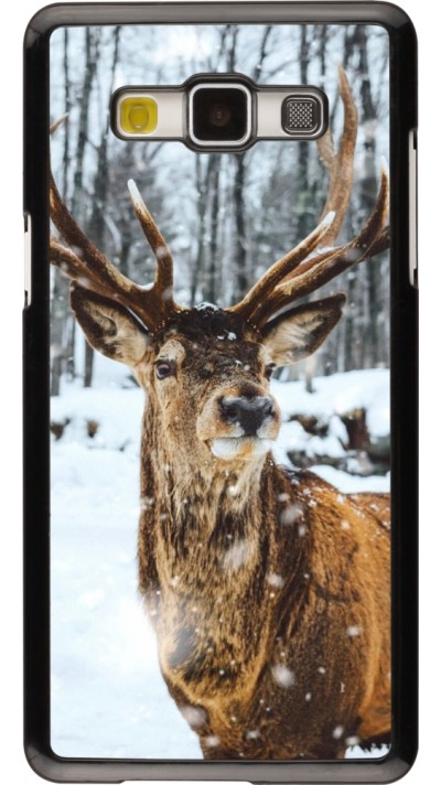 Coque Samsung Galaxy A5 (2015) - Winter 22 Cerf sous la neige