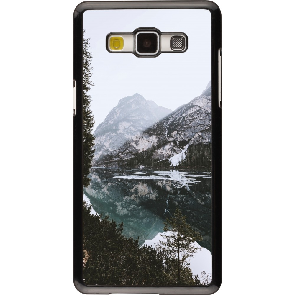 Samsung Galaxy A5 (2015) Case Hülle - Winter 22 snowy mountain and lake