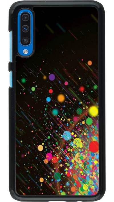 Coque Samsung Galaxy A50 - Abstract bubule lines