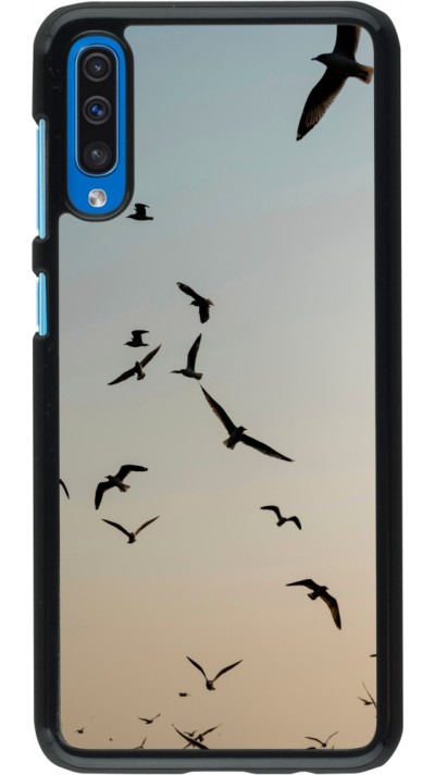 Coque Samsung Galaxy A50 - Autumn 22 flying birds shadow