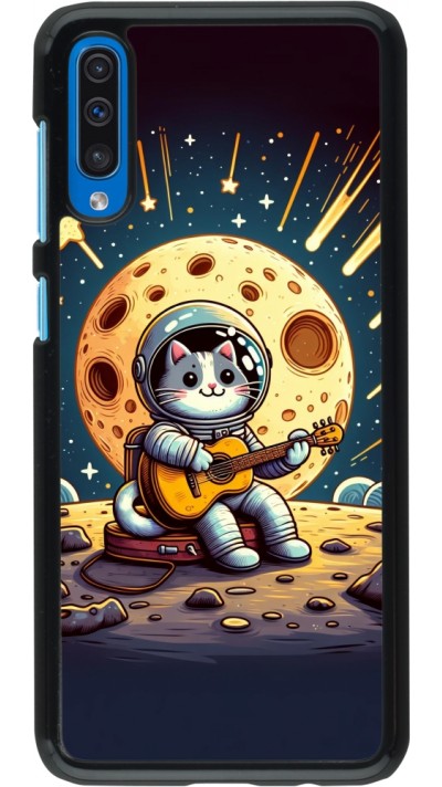 Coque Samsung Galaxy A50 - AstroCat RockLune