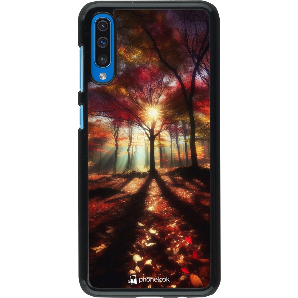 Coque Samsung Galaxy A50 - Automne doré glare