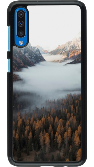 Samsung Galaxy A50 Case Hülle - Autumn 22 forest lanscape