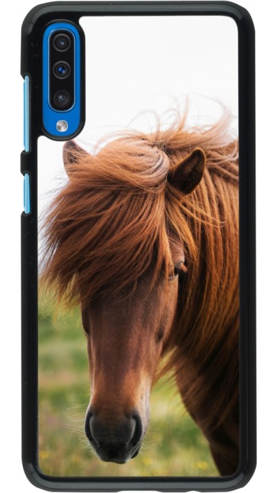 Coque Samsung Galaxy A50 - Autumn 22 horse in the wind