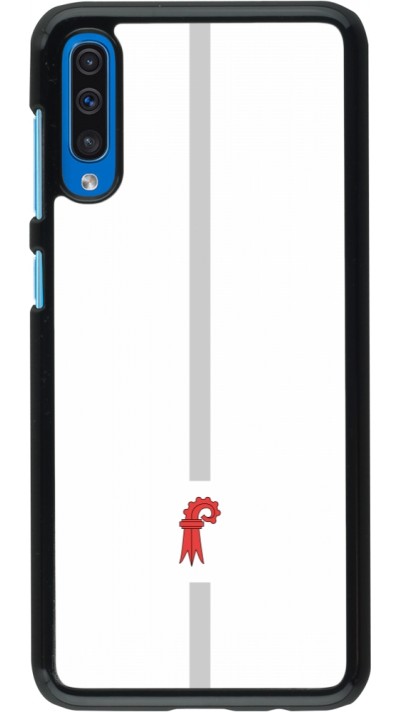 Samsung Galaxy A50 Case Hülle - Kanton BL weiss