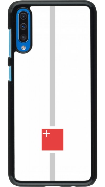 Samsung Galaxy A50 Case Hülle - Kanton SZ weiss