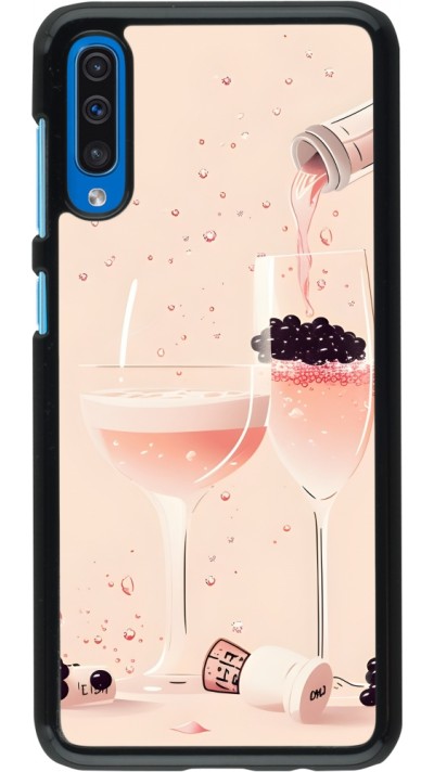 Coque Samsung Galaxy A50 - Champagne Pouring Pink