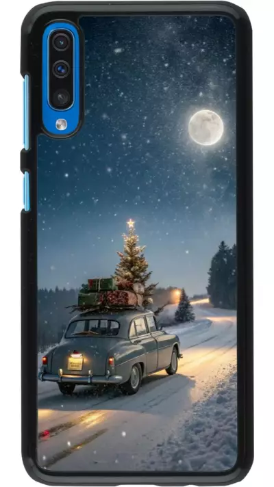 Coque Samsung Galaxy A50 - Christmas 25 Car with Tree Xmas