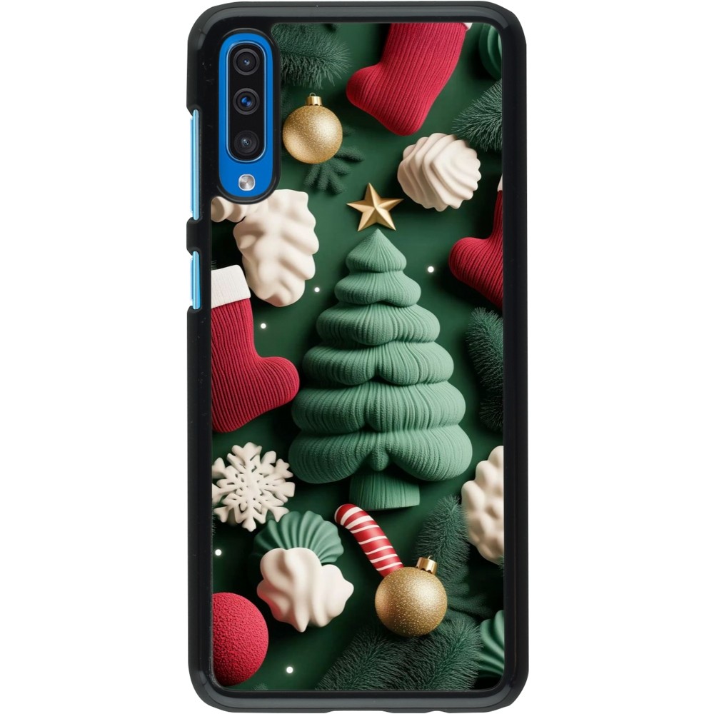 Coque Samsung Galaxy A50 - Christmas 25 Christmas textiles