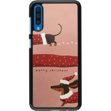 Coque Samsung Galaxy A50 - Christmas 25 Teckel Merry Xmas