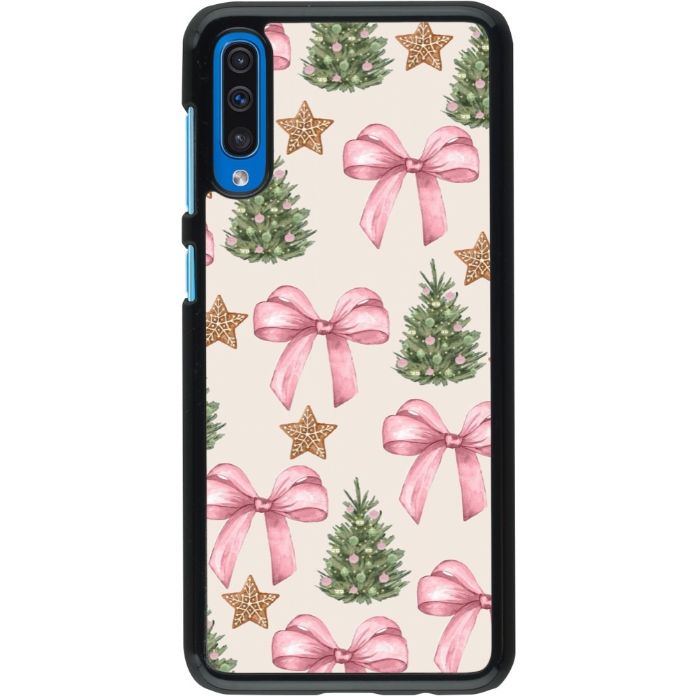 Coque Samsung Galaxy A50 - Christmas 25 Vintage Ribbons