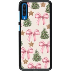 Coque Samsung Galaxy A50 - Christmas 25 Vintage Ribbons