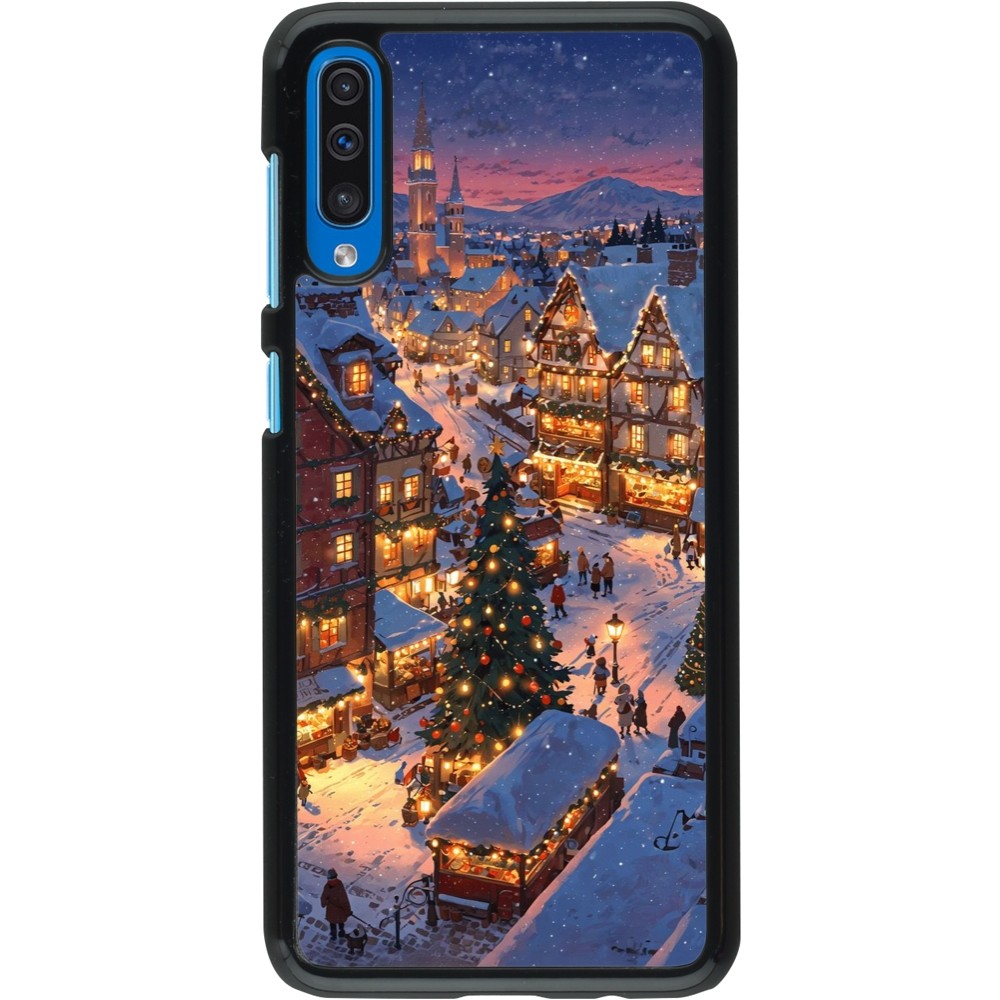 Coque Samsung Galaxy A50 - Christmas 25 Xmas Village