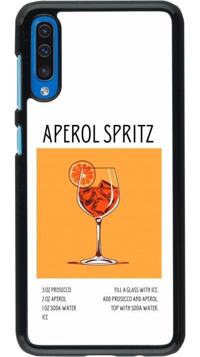 Samsung Galaxy A50 Case Hülle - Cocktail Rezept Aperol Spritz