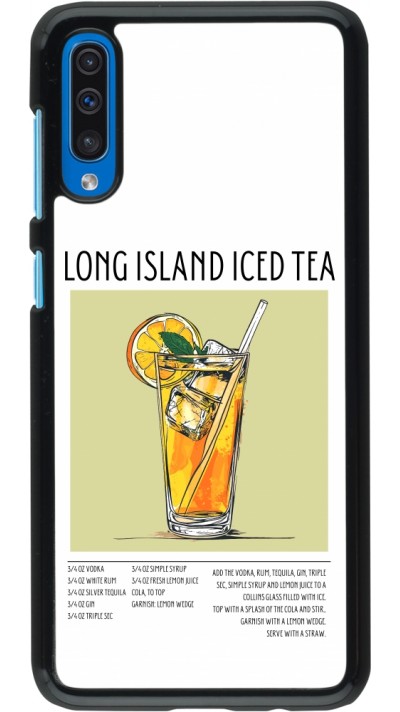 Samsung Galaxy A50 Case Hülle - Cocktail Rezept Long Island Ice Tea