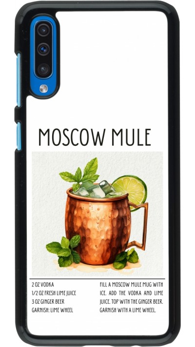 Samsung Galaxy A50 Case Hülle - Cocktail Rezept Moscow Mule