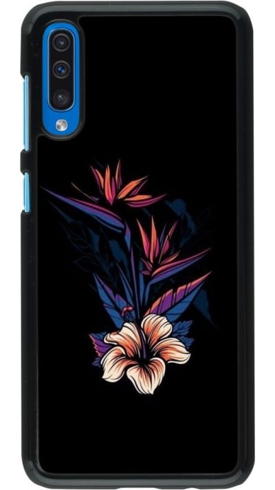 Hülle Samsung Galaxy A50 - Dark Flowers