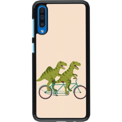 Samsung Galaxy A50 Case Hülle - Dinosaurs on bikes 2026