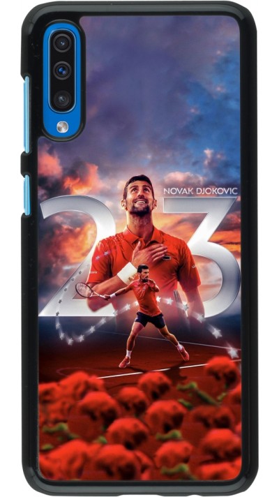 Samsung Galaxy A50 Case Hülle - Djokovic 23 Grand Slam