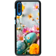 Coque Samsung Galaxy A50 - Easter 2026 Eggs with flowers