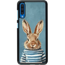 Coque Samsung Galaxy A50 - Easter 2026 Rabbit navy
