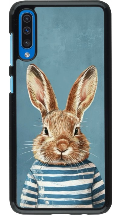 Coque Samsung Galaxy A50 - Easter 2026 Rabbit navy
