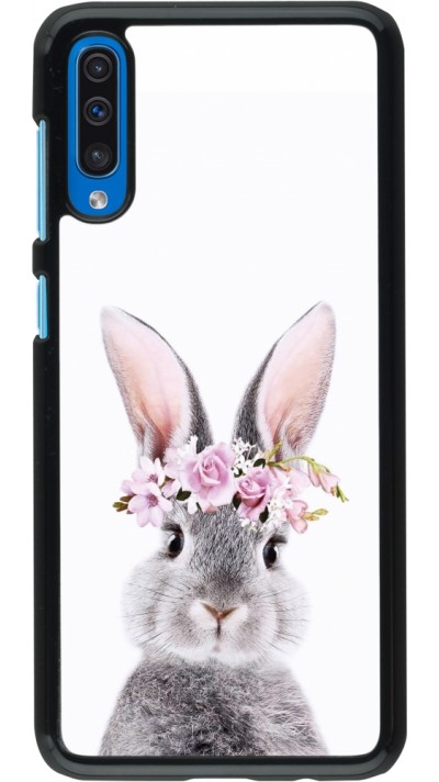 Samsung Galaxy A50 Case Hülle - Easter 2023 flower bunny