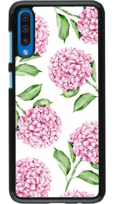 Samsung Galaxy A50 Case Hülle - Easter 2024 pink flowers