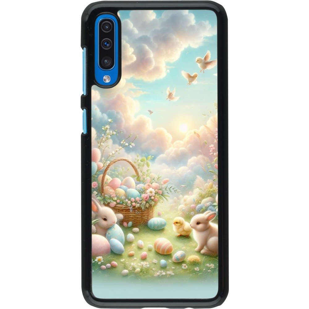 Samsung Galaxy A50 Case Hülle - Ostern 2025 Pastell Ostern