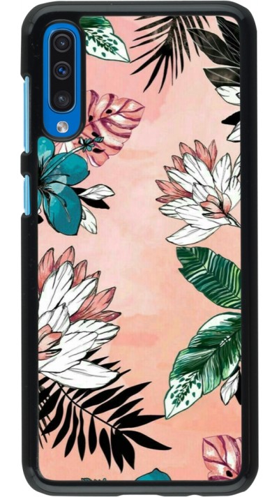Samsung Galaxy A50 Case Hülle - Flowers Artprint