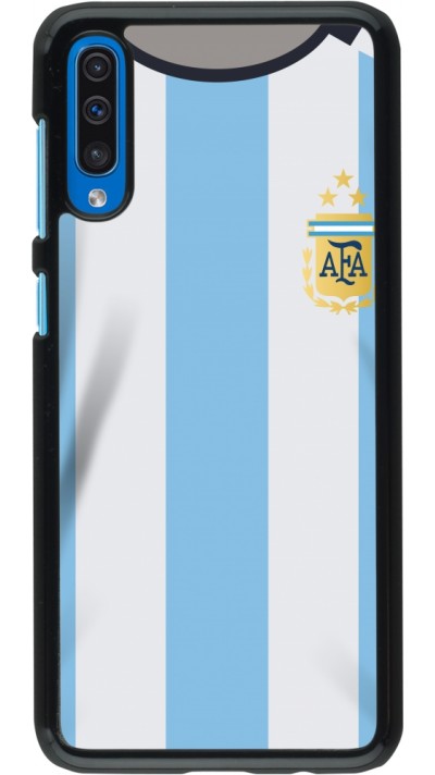 Samsung Galaxy A50 Case Hülle - Argentinien 2022 personalisierbares Fussballtrikot