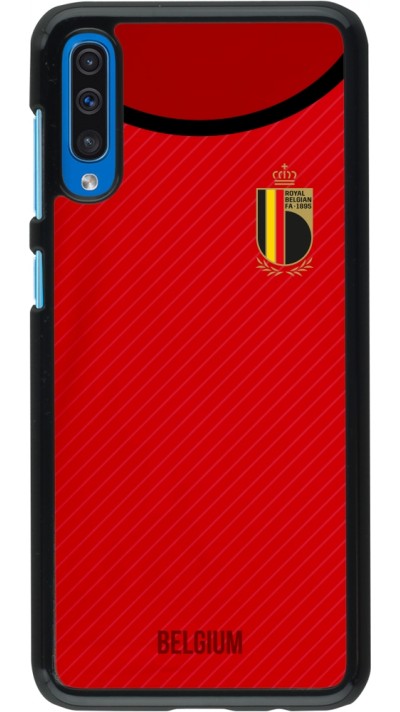 Coque Samsung Galaxy A50 - Maillot de football Belgique 2022 personnalisable