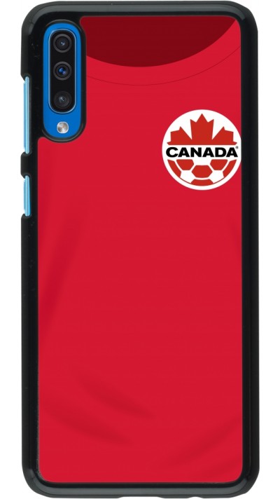 Coque Samsung Galaxy A50 - Maillot de football Canada 2022 personnalisable