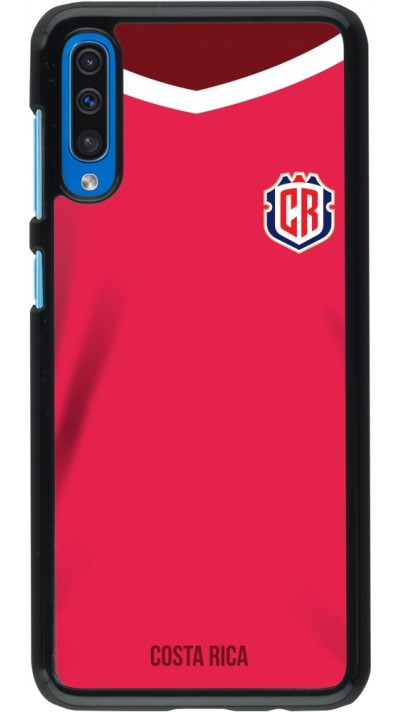 Coque Samsung Galaxy A50 - Maillot de football Costa Rica 2022 personnalisable