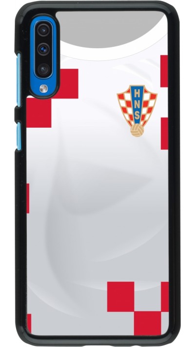 Samsung Galaxy A50 Case Hülle - Kroatien 2022 personalisierbares Fussballtrikot