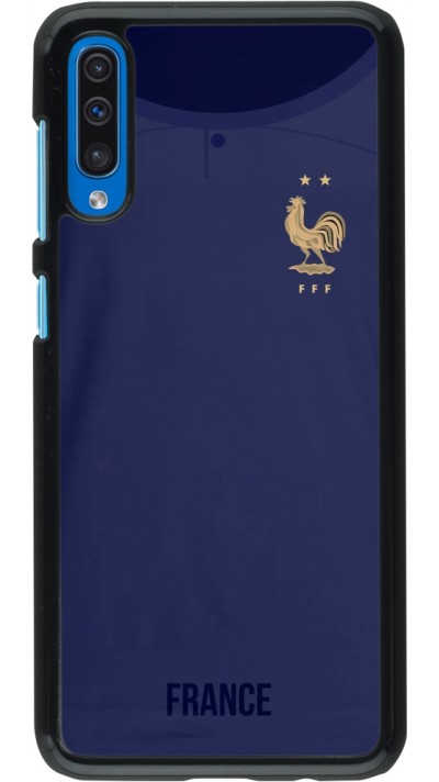 Coque Samsung Galaxy A50 - Maillot de football France 2022 personnalisable