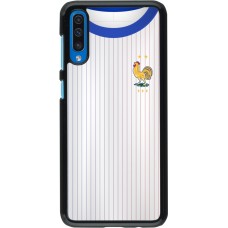 Coque Samsung Galaxy A50 - Maillot de football France Extérieur personnalisable