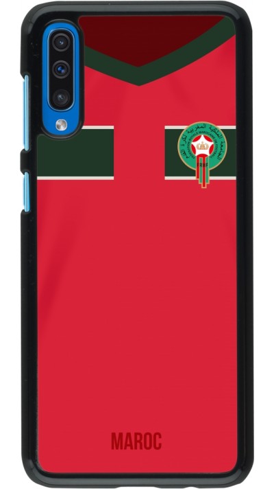 Samsung Galaxy A50 Case Hülle - Marokko 2022 personalisierbares Fussballtrikot