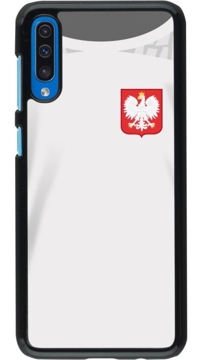 Coque Samsung Galaxy A50 - Maillot de football Pologne 2022 personnalisable
