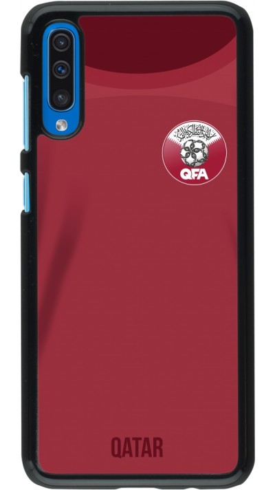 Coque Samsung Galaxy A50 - Maillot de football Qatar 2022 personnalisable